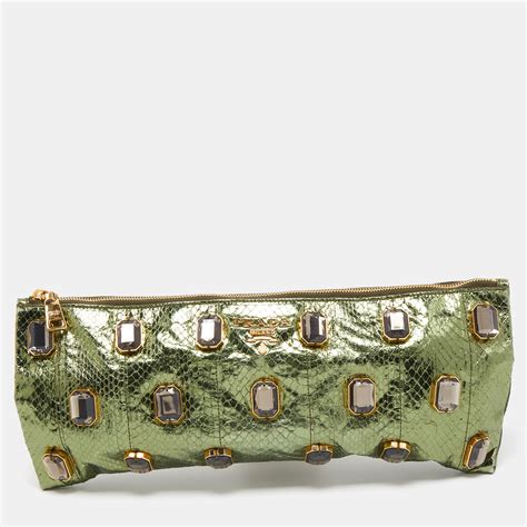 clutch prada|prada snakeskin clutch.